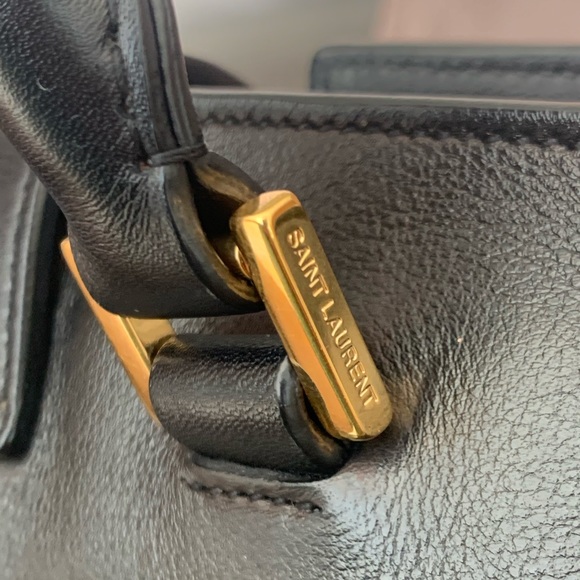 YSL Monogram cabas bag calfskin no strap - Picture 8 of 12